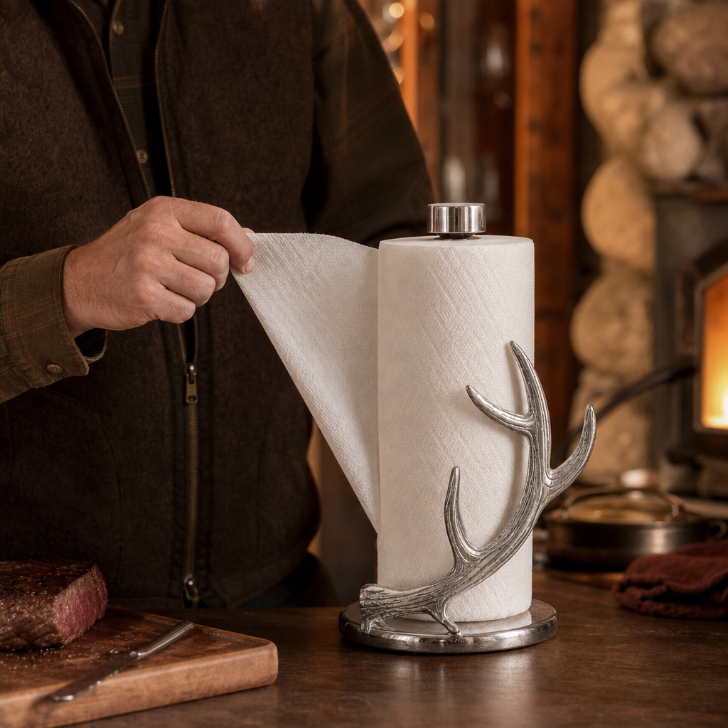 Antler Paper Towel Holder