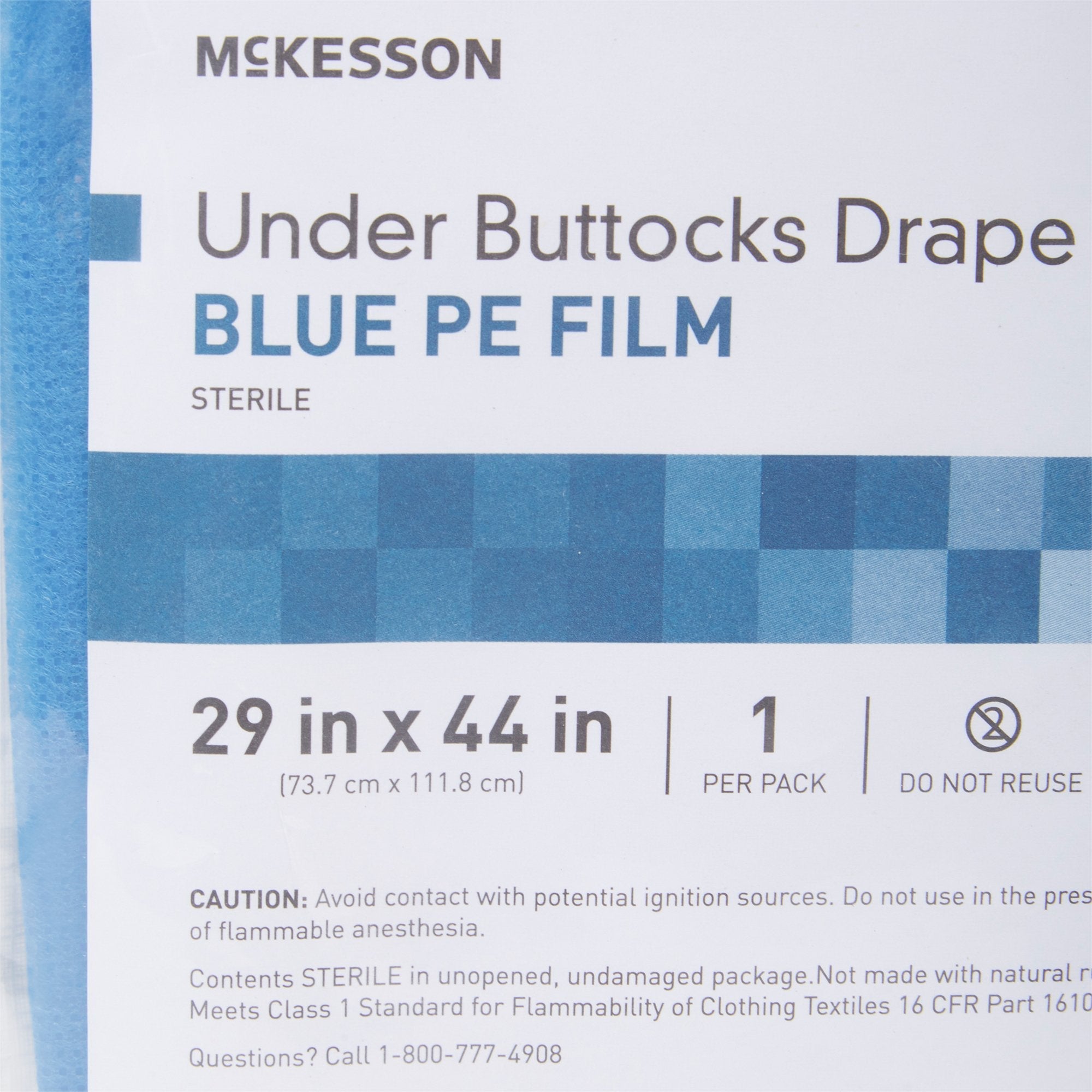McKesson Sterile Under Buttocks Obstetrics / Gynecology Drape, 29 x 44 Inch 183-I80-14108-S
