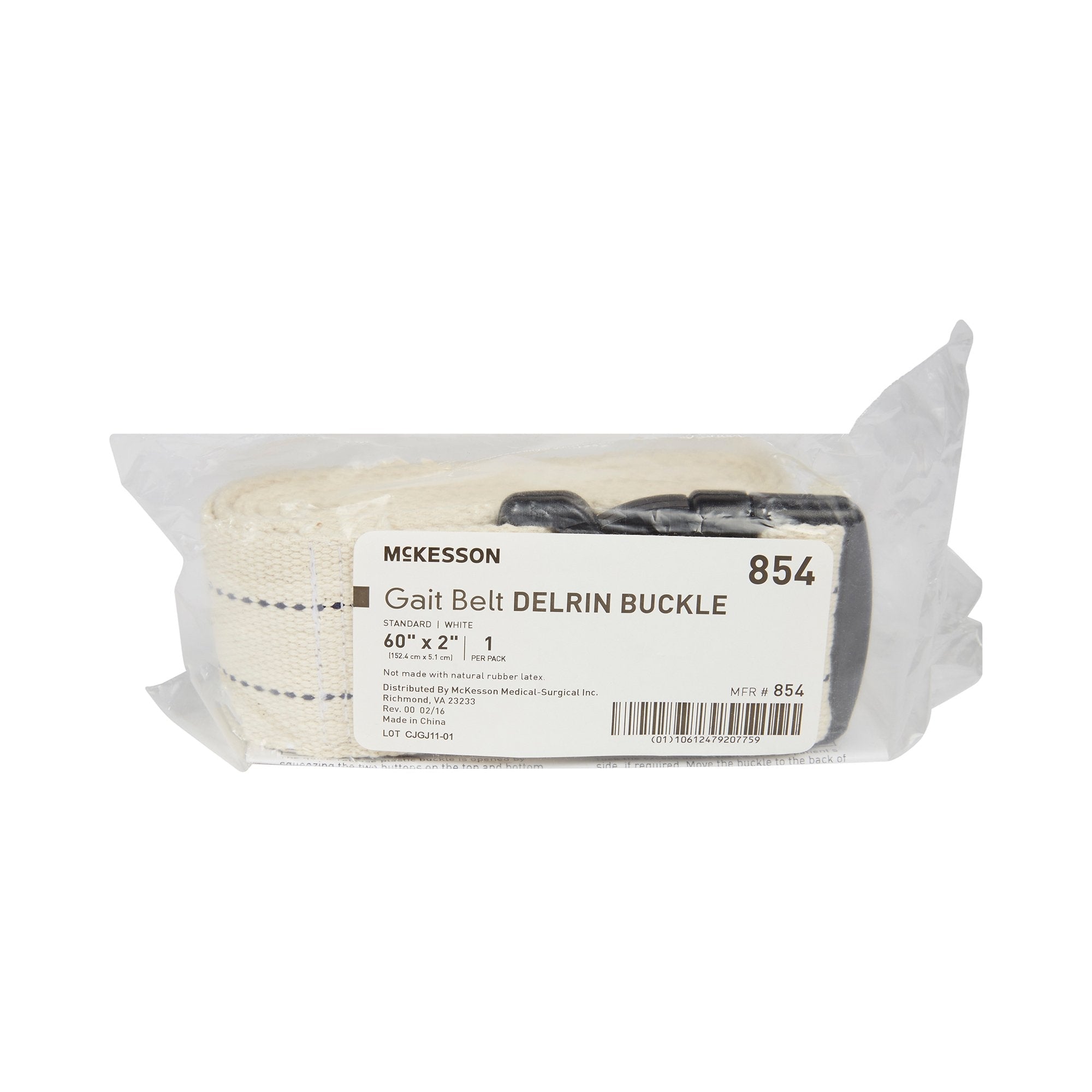 McKesson White Gait Belt, 60 Inch 854