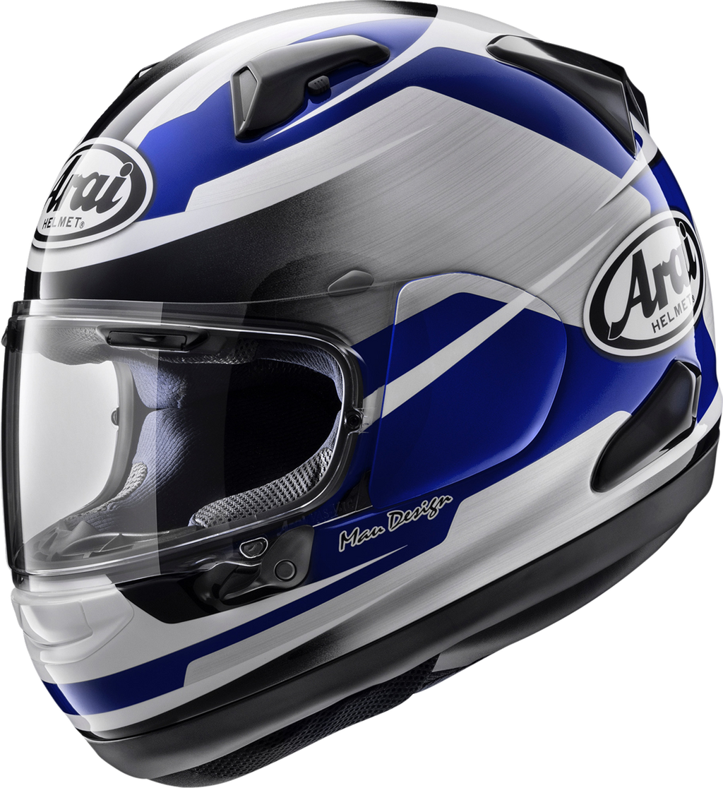 ARAI HELMETS, ARAI Helmets Quantum-X Steel Blue Helmet with VAS-MV Shield and Pinlock MaxVision - Medium