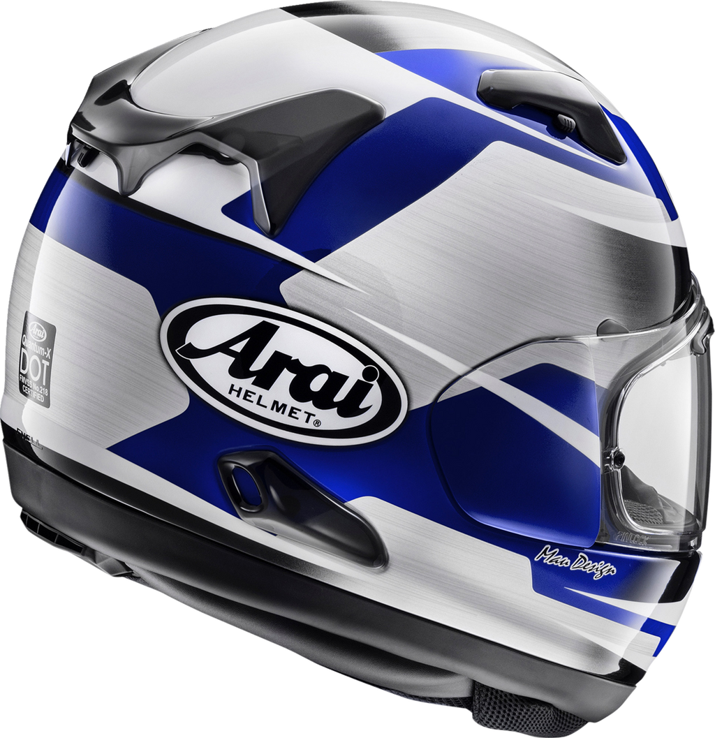 ARAI HELMETS, ARAI Helmets Quantum-X Steel Blue Helmet with VAS-MV Shield and Pinlock MaxVision - Medium
