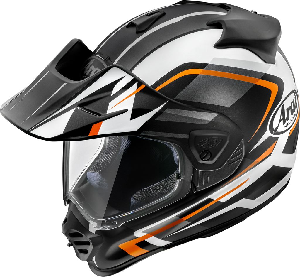 ARAI HELMETS, ARAI Helmets XD-5 Discovery Helmet in Orange Frost, XL (Part Number 0140-0438)