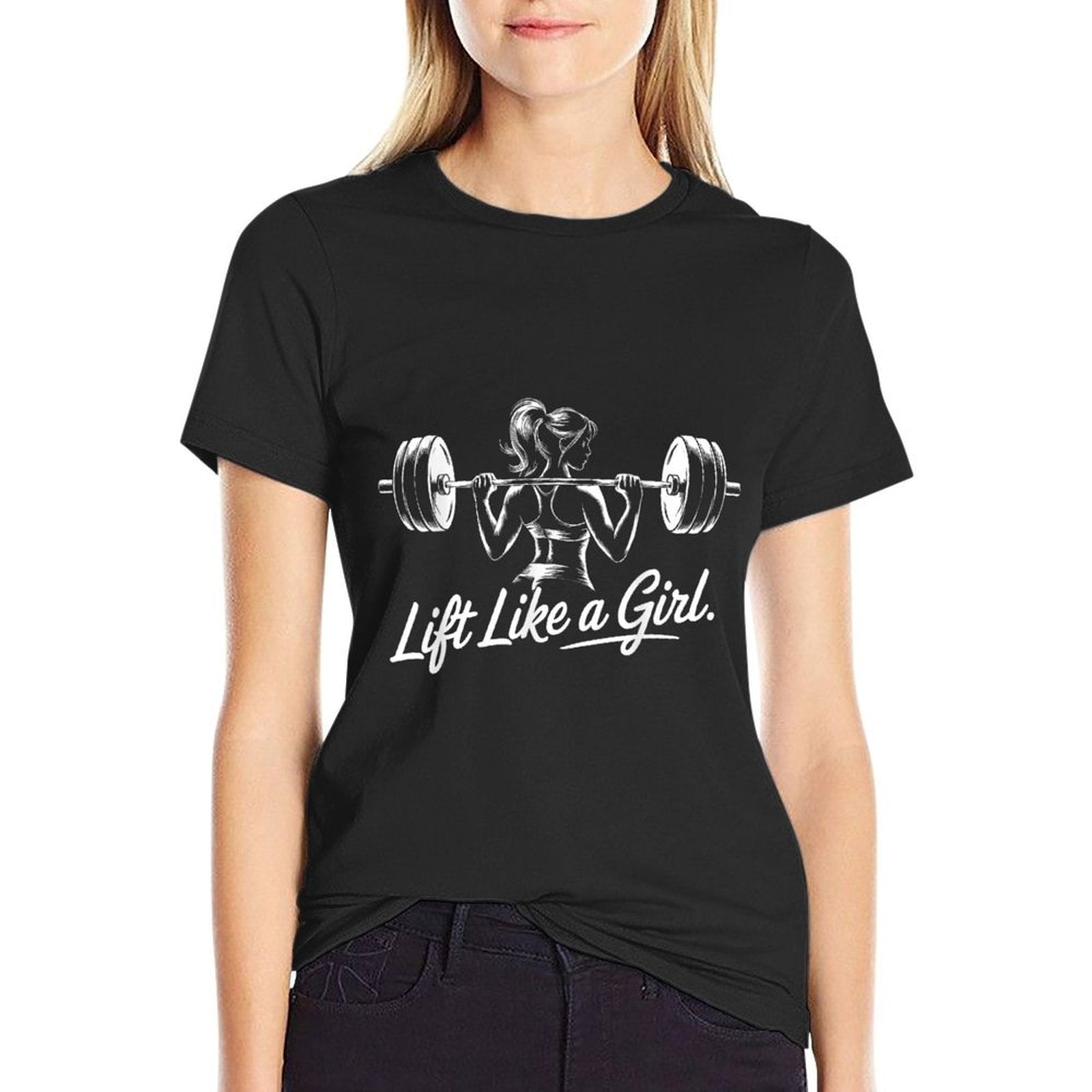 Lift Like A Girl - Gym Art Lifting Design For Women  Breathable T-Shirt