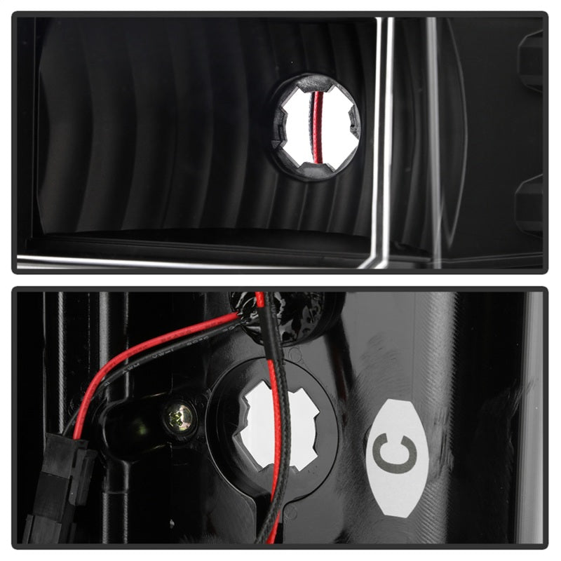 SPYDER Chevy 1500 14-16 Light Bar LED Tail Lights All Blk ALT-YD-CS14-LBLED-BKV2 5085856