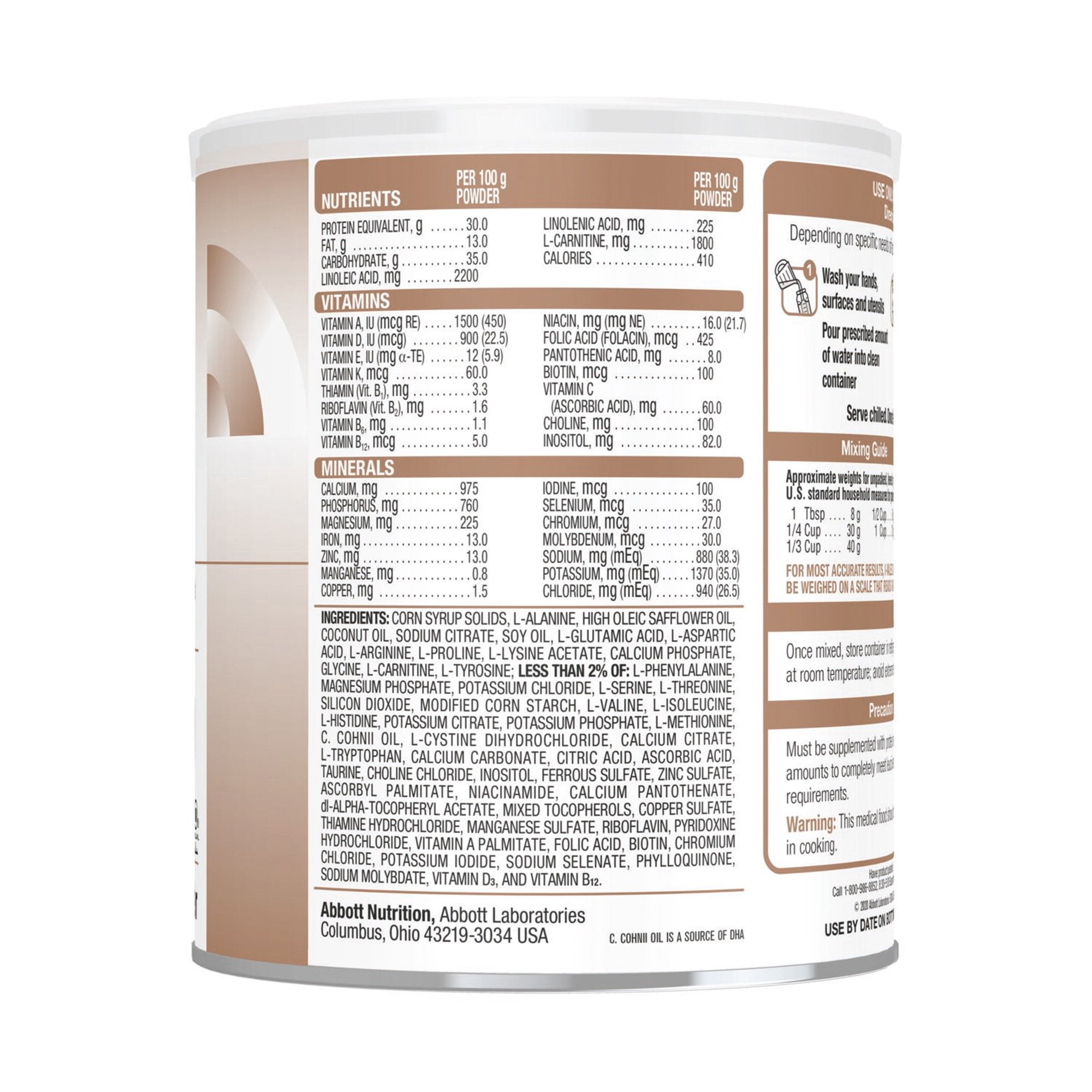 I-Valex®-2 Amino Acid–Modified Medical Food for Leucine Catabolism, 14.1-oz. can 67046