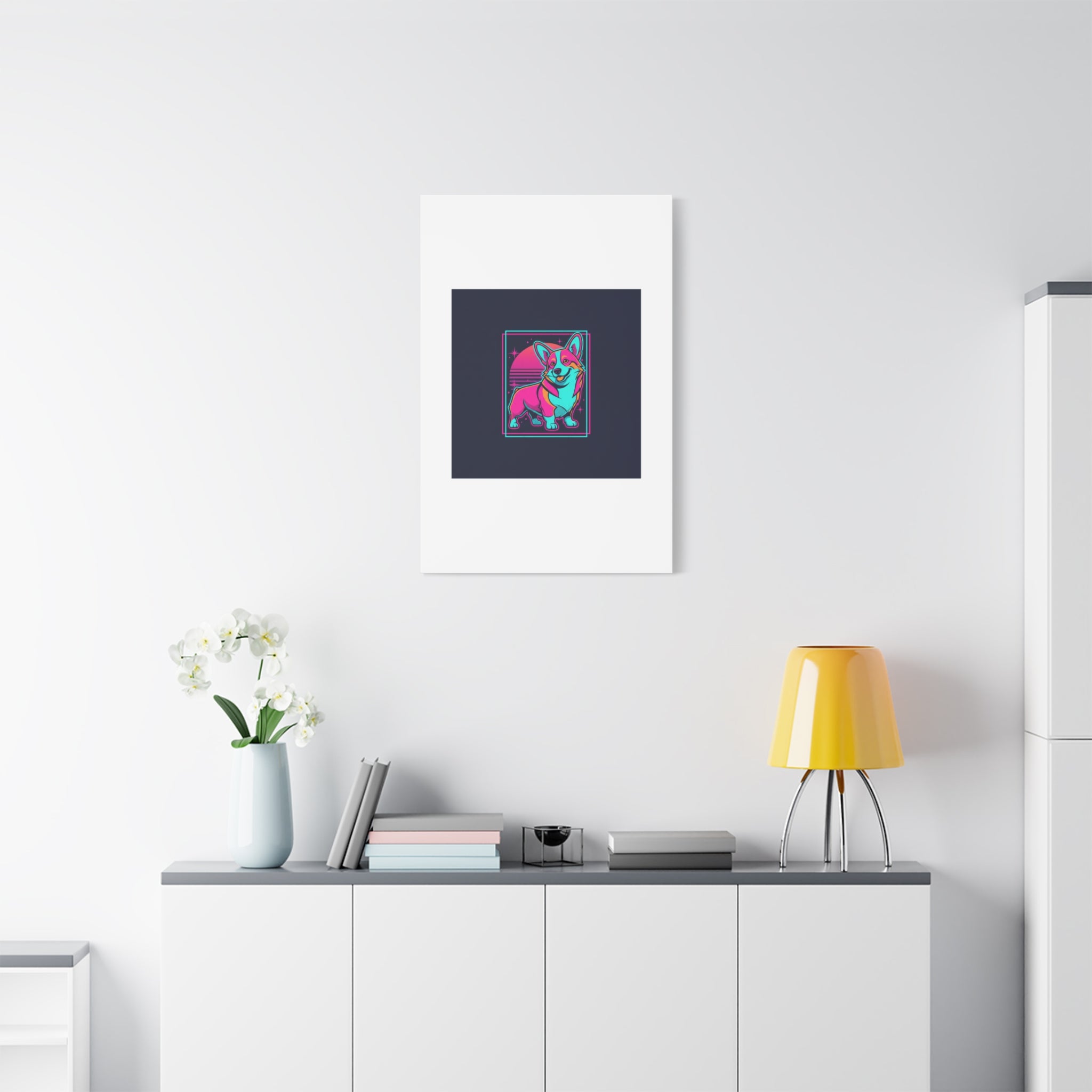 Platonic Love Corgi Canvas | Friendship Valentine, Galentine’s Wall Art