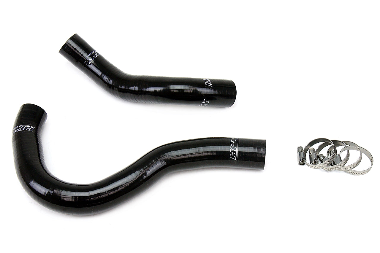 HPS Performance HPS Black Reinforced Silicone Radiator Hose Kit Coolant Acura 02-06 RSX