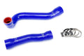 HPS Performance Products HPS Blue Reinforced Silicone Radiator Hose Kit Coolant BMW 01-06 E46 M3