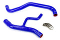 HPS Performance HPS Blue Reinforced Silicone Radiator Hose Kit Coolant Ford 02-04 Mustang GT