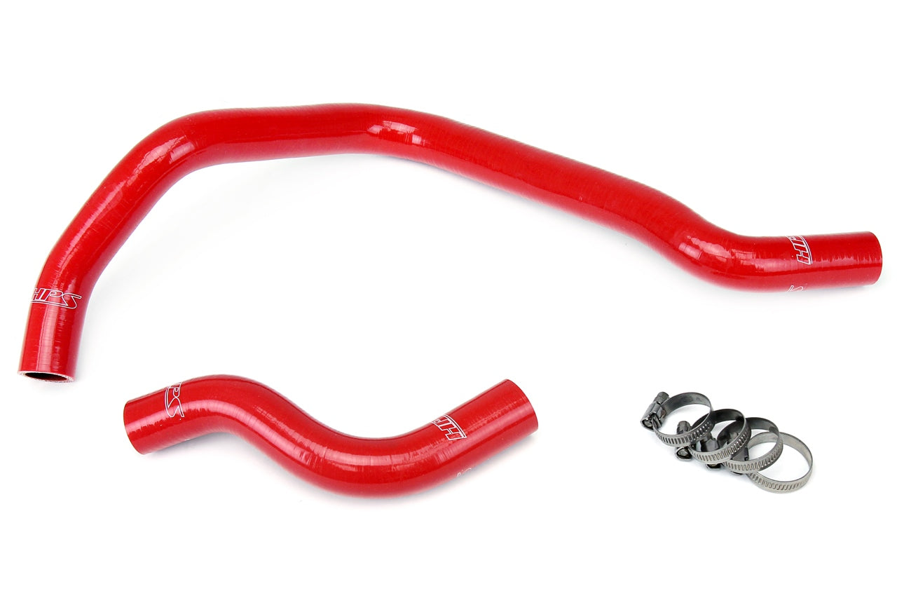 HPS Performance HPS Red Reinforced Silicone Radiator Hose Kit Coolant Honda 92-00 Civic SOHC D15 D16