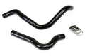 HPS Performance HPS Black Reinforced Silicone Radiator Hose Kit Coolant Honda 93-97 Del Sol DOHC VTEC B16