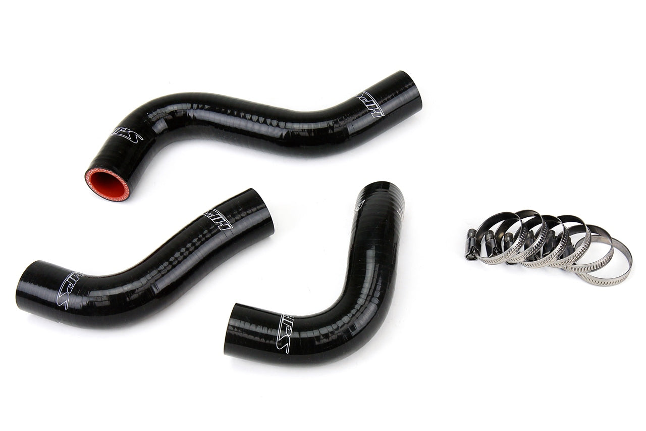 HPS Performance HPS Black Reinforced Silicone Radiator Hose Kit Coolant Mazda 90-93 Miata