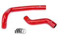 HPS Performance Products HPS Red Reinforced Silicone Radiator Hose Kit Coolant Mazda 93-97 RX7 FD3S