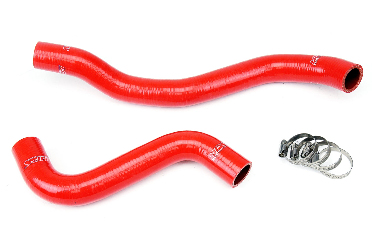 HPS Performance Products HPS Red Reinforced Silicone Radiator Hose Kit Coolant Mitsubishi 95-99 Eclipse Turbo