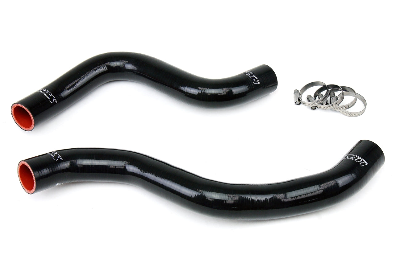 HPS Performance HPS Black Reinforced Silicone Radiator Hose Kit Coolant Mitsubishi Lancer EVO 9