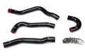 HPS Performance HPS Black Reinforced Silicone Radiator Hose Kit Coolant Mitsubishi Lancer EVO 10