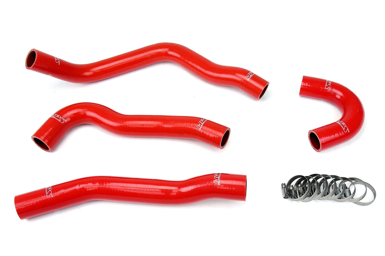HPS Performance HPS Red Reinforced Silicone Radiator Hose Kit Coolant Mitsubishi Lancer EVO 10