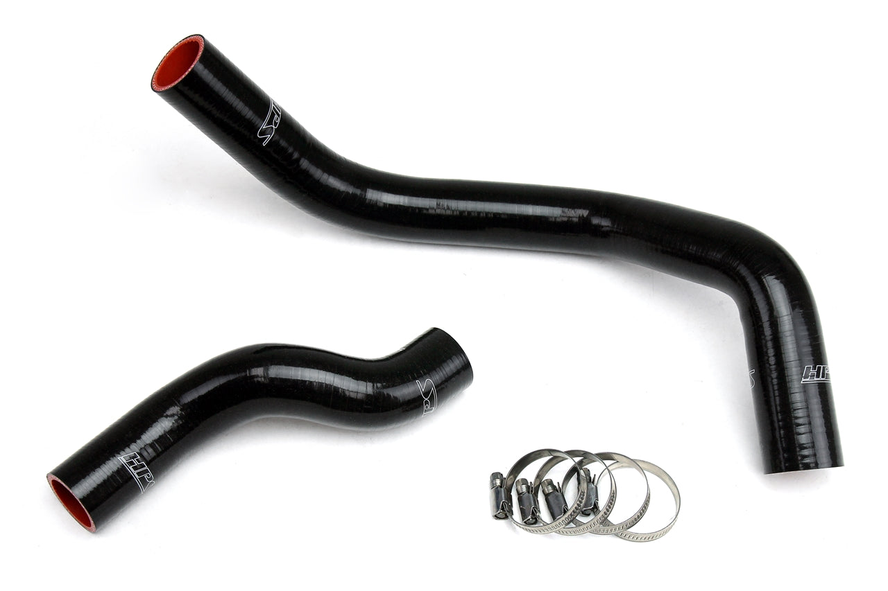 HPS Performance Products HPS Black Reinforced Silicone Radiator Hose Kit Coolant Nissan 89-98 240SX w/ SR20DET