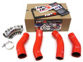 HPS Performance Products HPS Red Reinforced Silicone Intercooler Hose Kit Nissan 90-96 300ZX Twin Turbo