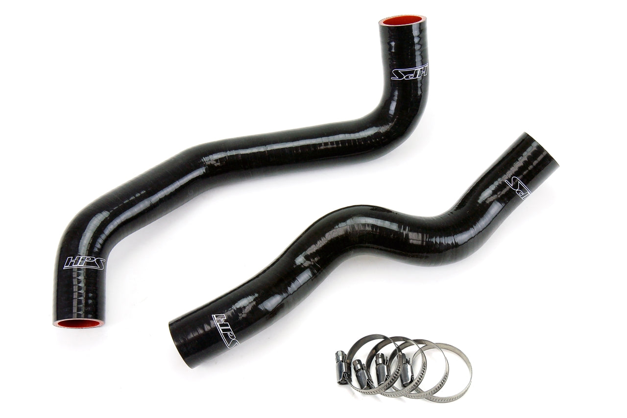 HPS Performance HPS Black Reinforced Silicone Radiator Hose Kit Coolant Infiniti 2015 Q40