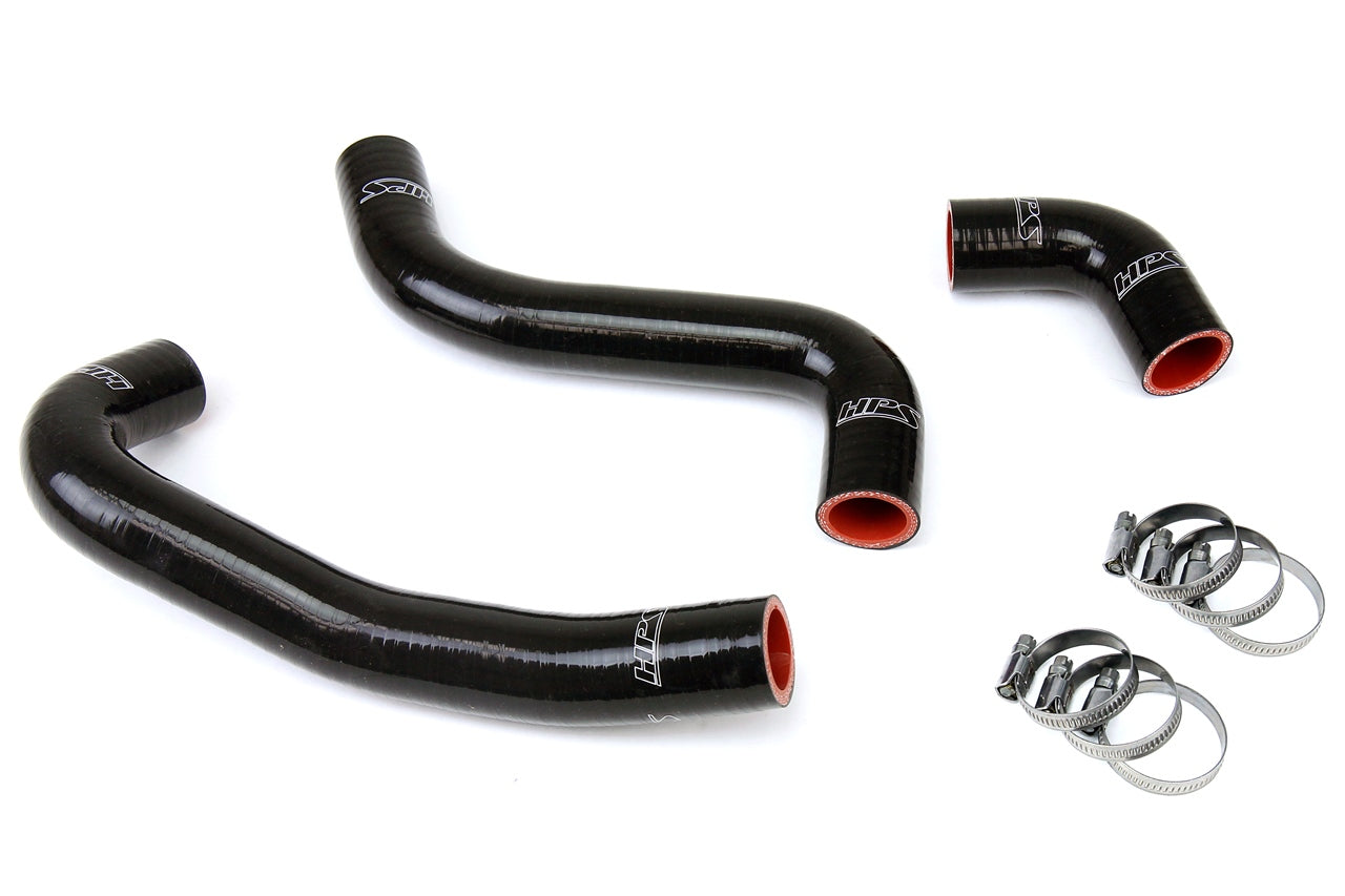 HPS Performance Products HPS Black Reinforced Silicone Radiator Hose Kit Coolant Scion 04-07 xB