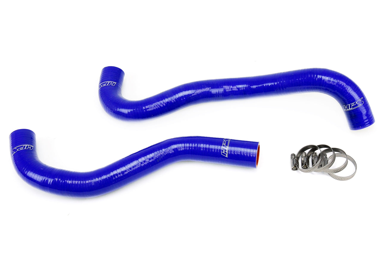HPS Performance HPS Blue Reinforced Silicone Radiator Hose Kit Coolant Honda 12-15 Civic Si