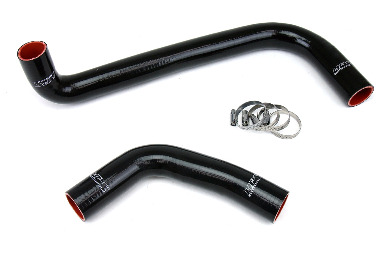 HPS Performance Products HPS Black Reinforced Silicone Radiator Hose Kit Coolant Toyota 01-03 Sequoia V8