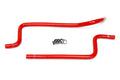 HPS Performance HPS Red Reinforced Silicone Heater Hose Kit Jeep 97-01 Wrangler TJ 4.0L Left Hand Drive