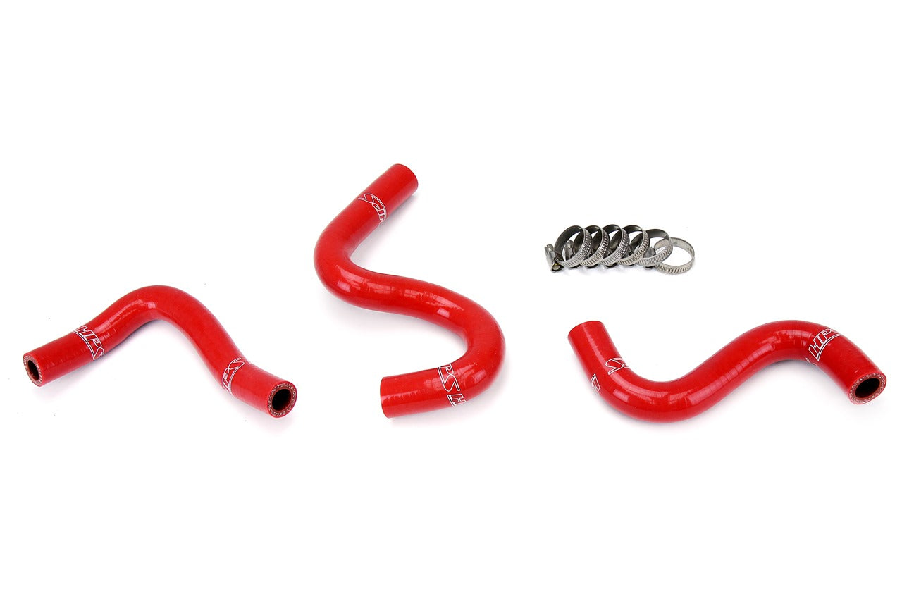 HPS Performance Products HPS Red Reinforced Silicone Heater Hose Kit Toyota 83-87 Corolla AE86 4A-GEU Left Hand Drive