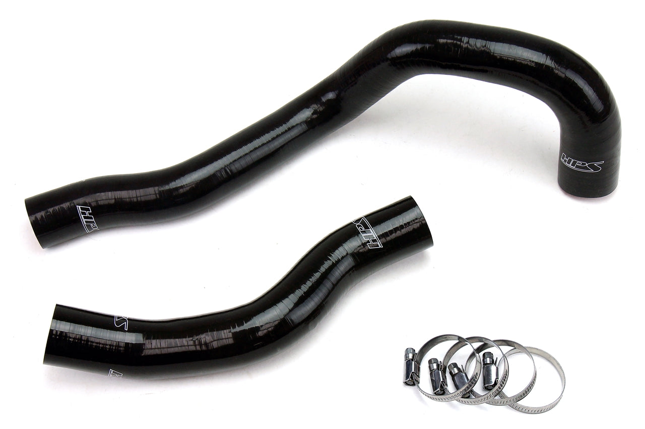 HPS Performance HPS Black Reinforced Silicone Radiator Hose Kit Coolant Lexus 92-99 SC300 Non Turbo 2JZGE 3.0L I6