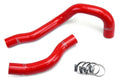 HPS Performance Products HPS Red Reinforced Silicone Radiator Hose Kit Coolant Lexus 92-99 SC300 Non Turbo 2JZGE 3.0L I6