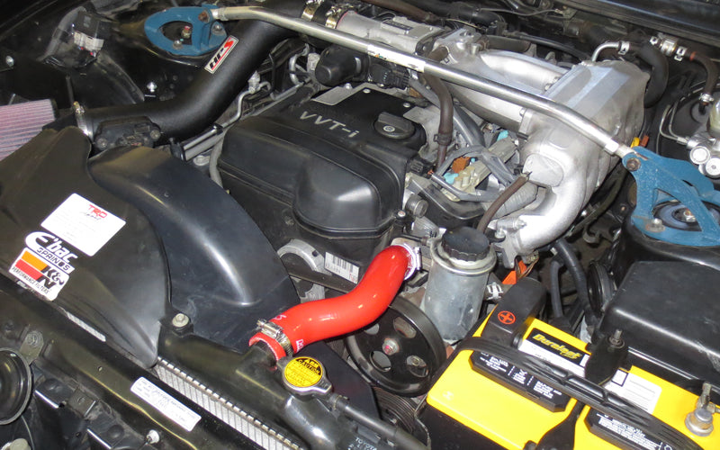 HPS Performance Products HPS Red Reinforced Silicone Radiator Hose Kit Coolant Lexus 92-99 SC300 Non Turbo 2JZGE 3.0L I6