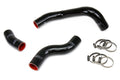 HPS Performance HPS Black Reinforced Silicone Radiator Hose Kit Coolant Scion 13-16 FRS
