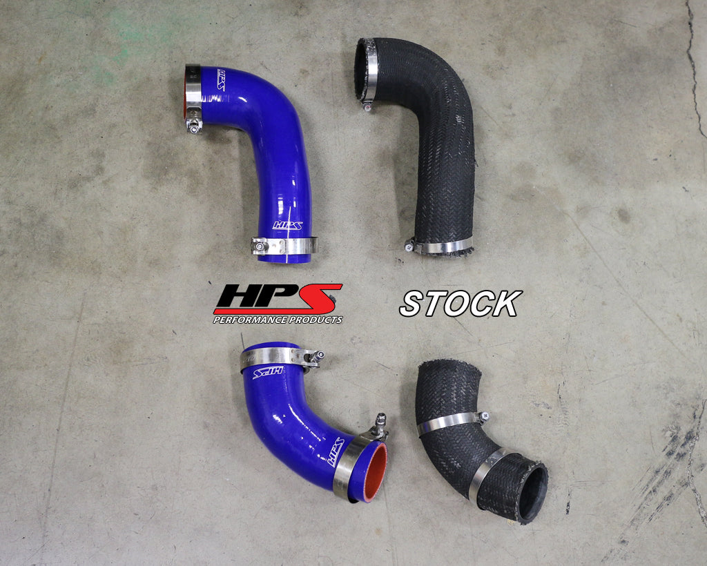 HPS Performance Products HPS Blue Reinforced Silicone Intercooler Hose Kit Mitsubishi 03-07 Lancer EVO 8 9 MR US-Spec