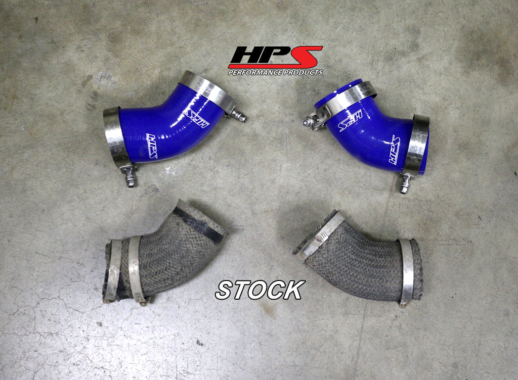 HPS Performance Products HPS Blue Reinforced Silicone Intercooler Hose Kit Mitsubishi 03-07 Lancer EVO 8 9 MR US-Spec