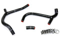 HPS Performance Products HPS Black Reinforced Silicone Radiator Hose Kit Coolant Honda 09-12 CRF450R