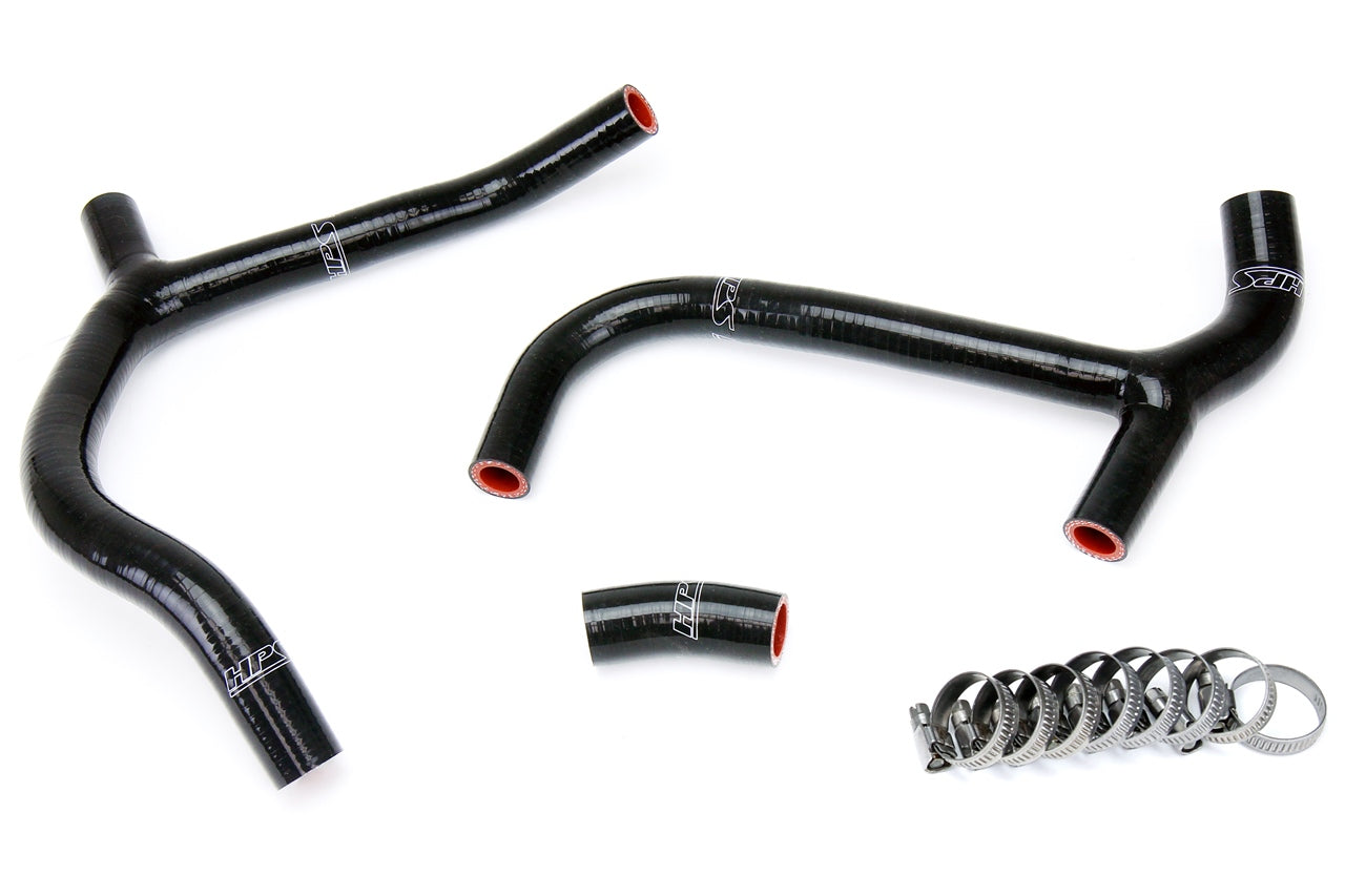 HPS Performance Products HPS Black Reinforced Silicone Radiator Hose Kit Coolant Honda 09-12 CRF450R