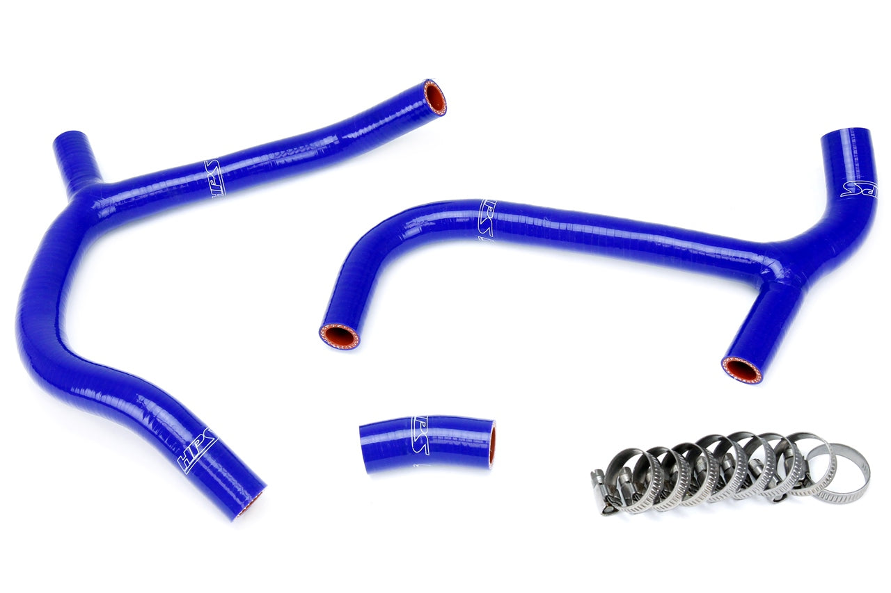 HPS Performance Products HPS Blue Reinforced Silicone Radiator Hose Kit Coolant Honda 09-12 CRF450R
