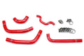 HPS Performance HPS Red Reinforced Silicone Radiator Hose Kit Coolant Kawasaki 09-10 KX250F
