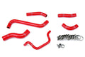 HPS Performance HPS Red Reinforced Silicone Radiator Hose Kit Coolant Kawasaki 10-11 KX450F