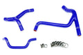 HPS Performance HPS Blue Reinforced Silicone Radiator Hose Kit Coolant Kawasaki 10-12 KX450F