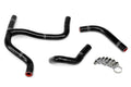 HPS Performance HPS Black Reinforced Silicone Radiator Hose Kit Coolant Suzuki 08-14 RMZ450