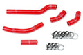 HPS Performance HPS Red Reinforced Silicone Radiator Hose Kit Coolant Yamaha 07-09 WR250F