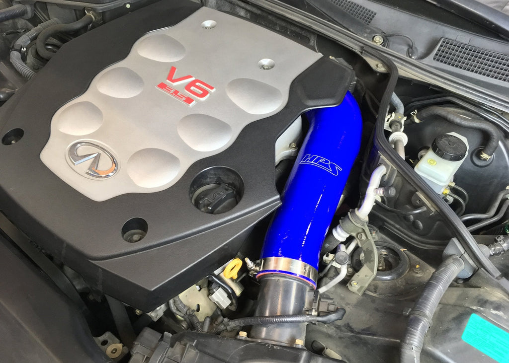 HPS Performance HPS Silicone Post MAF Air Intake Hose Kit Infiniti 03-07 G35 Coupe 3.5L V6, 57-1592