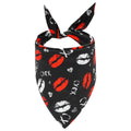 Valentine's Day Pet Scarf Dog Saliva Towel