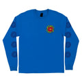 Slime Balls SB Logo Long Sleeve Mens T-Shirt - Royal Blue