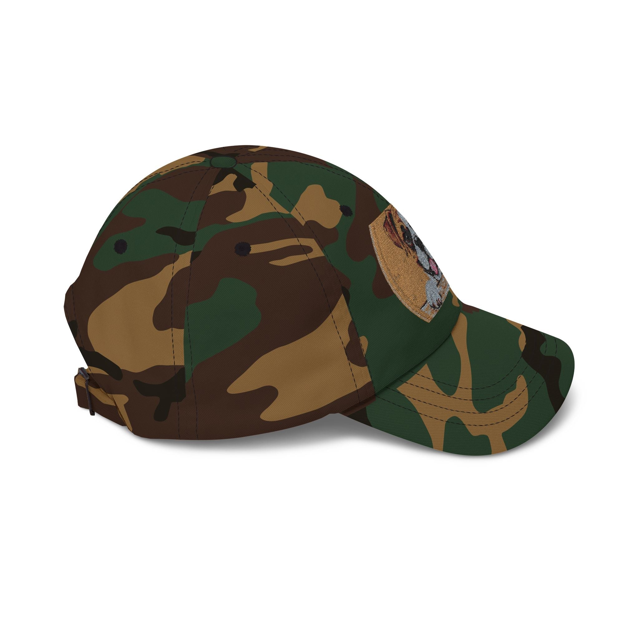 Dog Lover Dad Cap — Cute Puppy Embroidered Baseball Hat