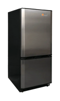 SunStar 10CU Solar DC/AC Refrigerator - Stainless Steel ST-10RF-SS