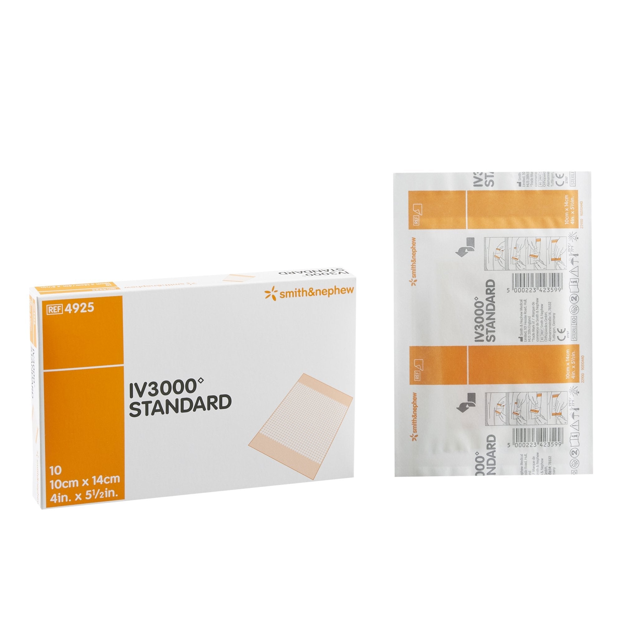 IV3000™ Catheter Securement Dressing, 4 x 5 Inch 4925