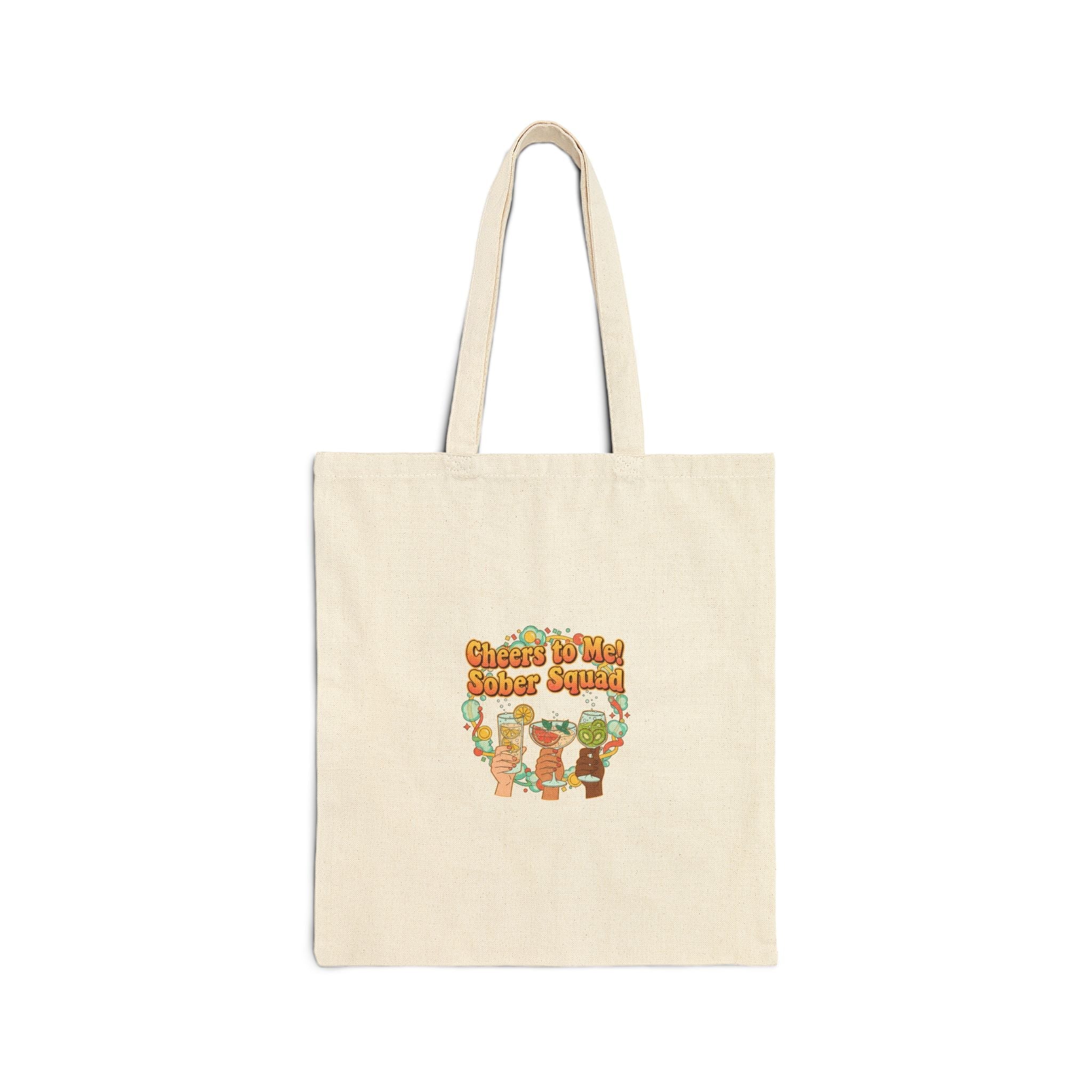 Sober Squad Tote | Dry January Mocktail Tote, Sober Curious Canvas